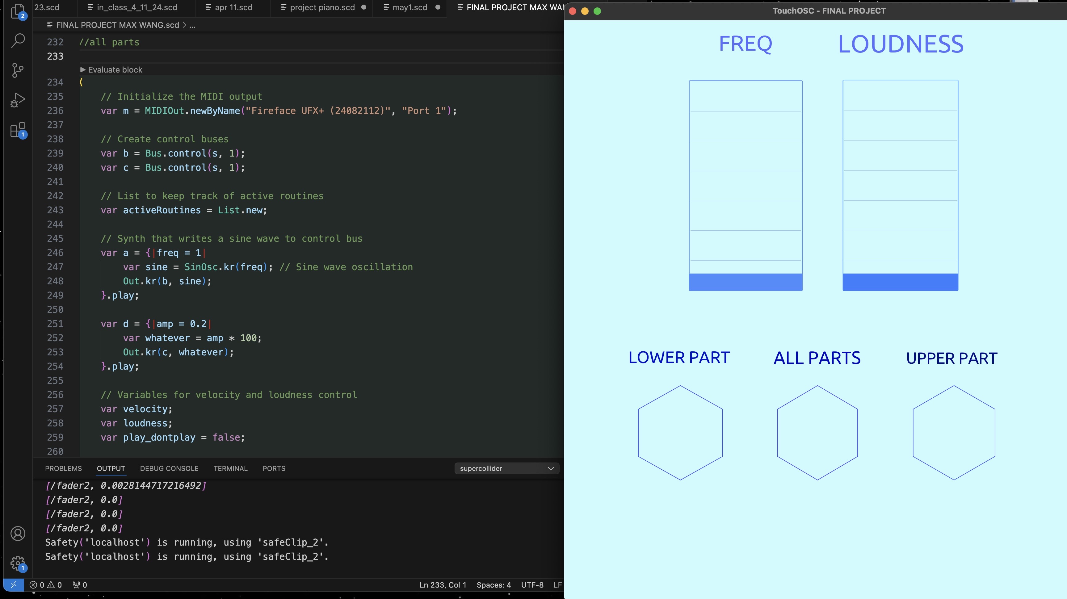 Self-Interactive Piano